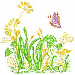 Flowers And Tree Embroidery Design 10 Flowers And Tree Embroidery Design 10